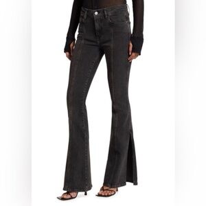 Frame Denim Charcoal Flare Jeans